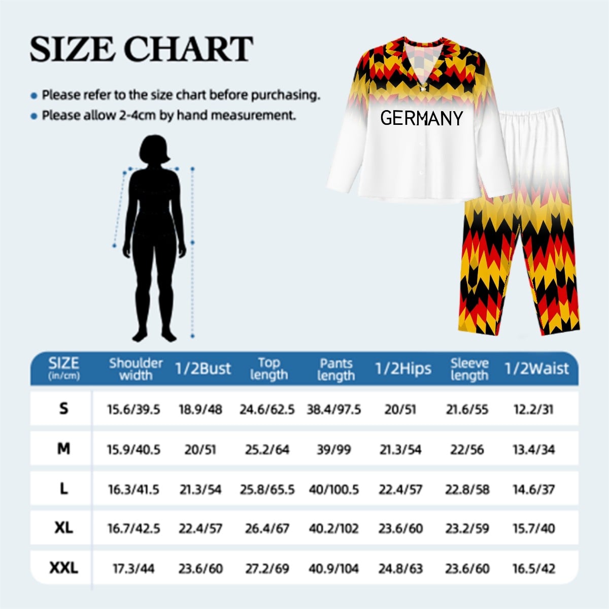 Germany World Cup PJ Set