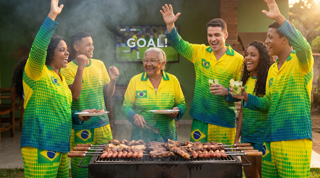 Brazil World Cup PJ Set