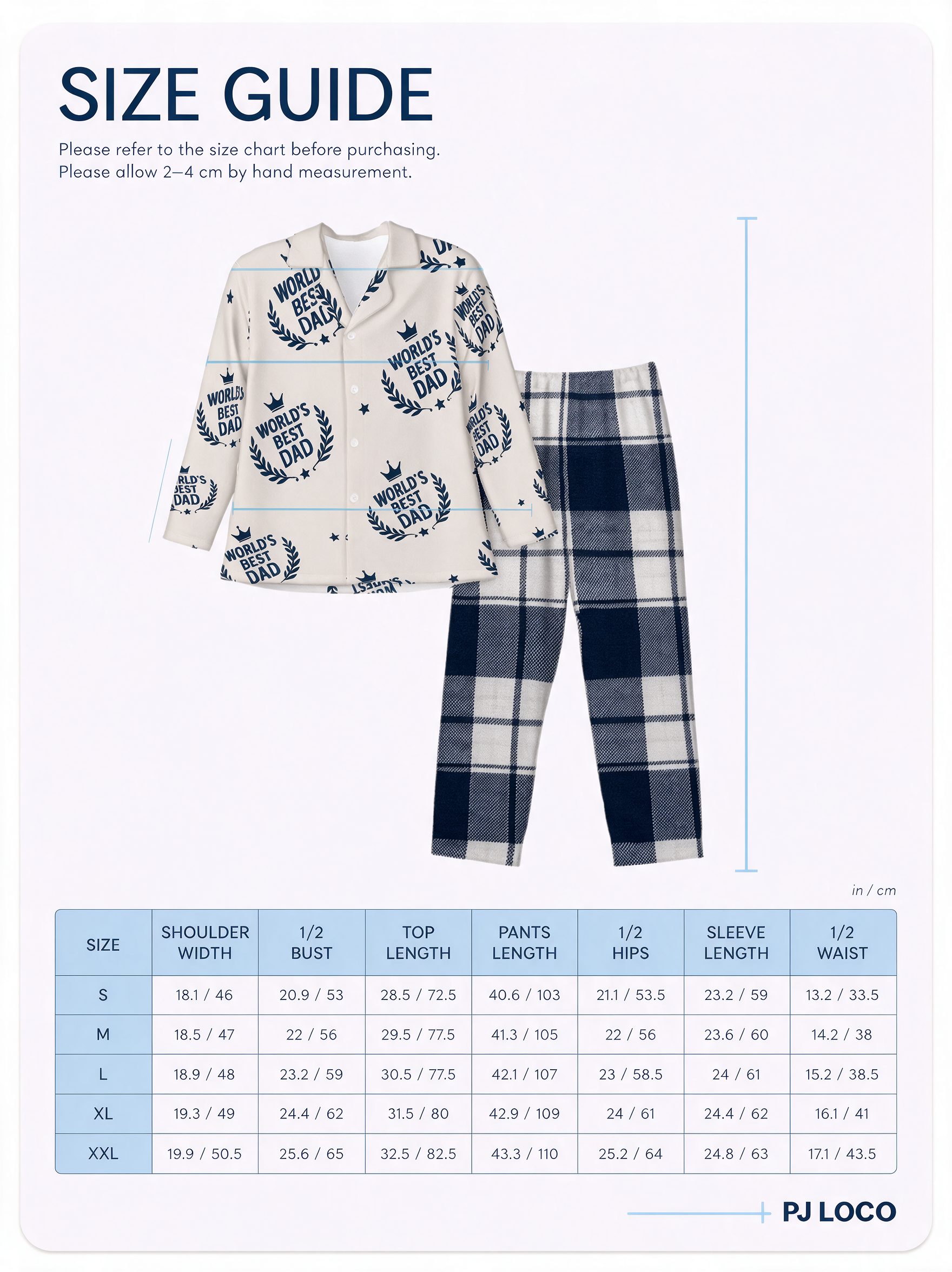 World's Best Dad PJ Set