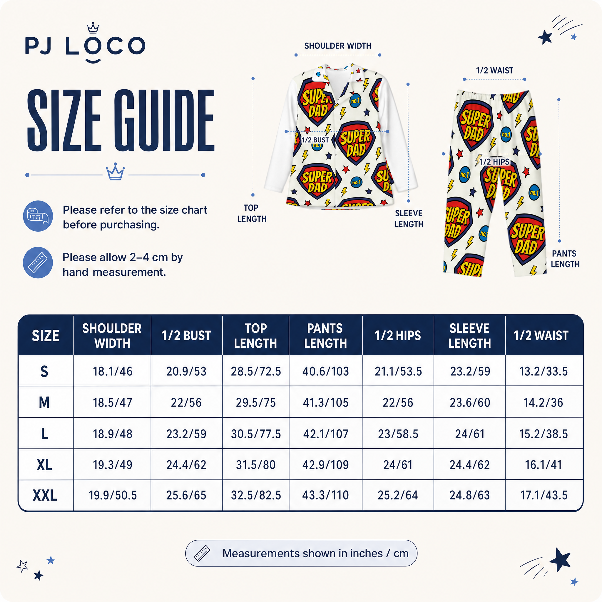 Super Dad PJ Set